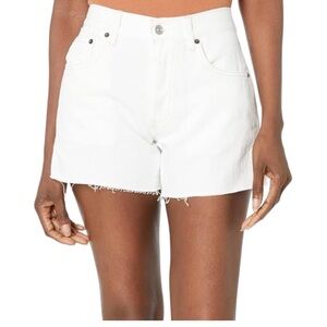 We The Free White Denim Shorts NWT